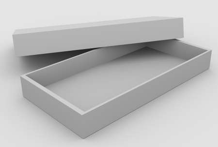 Open box, 3D image