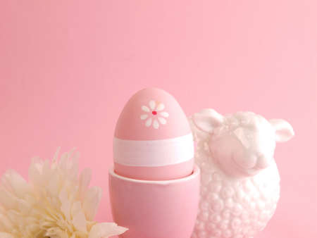 Pink Easter background        