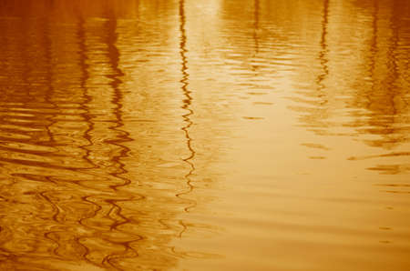 Golden lakeの写真素材