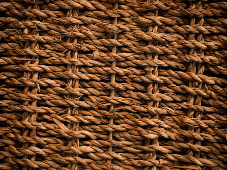 Texture background of a seaweed basket with space for text or image