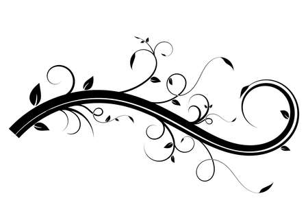 Vector illustration of floral ornament for designのイラスト素材