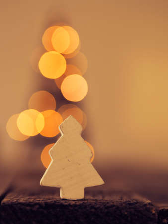 Christmas background with blurred lightsの写真素材