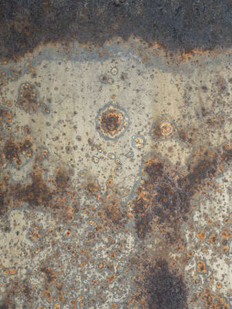 Beautiful texture of a rusty metal surface using as backgroundの写真素材