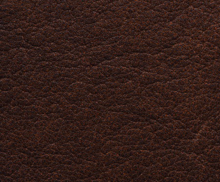 Beautiful texture of a rustic vintage brown leather surface using as background or headerの写真素材
