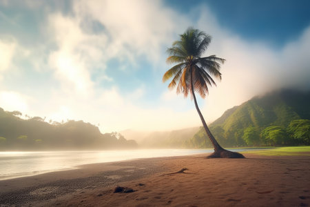 Scenic Tropical Beachscapeの素材