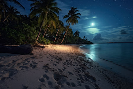 Dark Tropical Beachscapeの素材