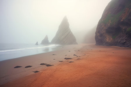 Dark Foggy Beachscapeの素材