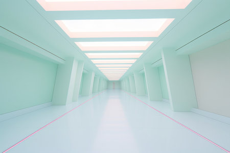 Otherworldly Minimalist Architecture Design Photoの素材