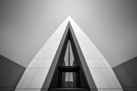 Otherworldly Minimalist Architecture Design Photoの素材