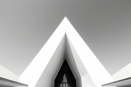 Otherworldly Minimalist Architecture Design Photoの素材