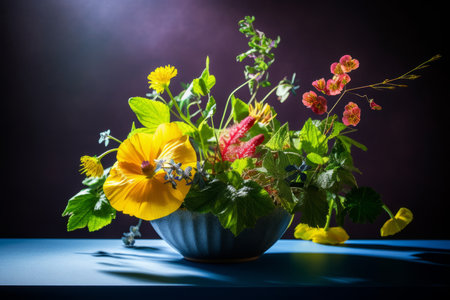 Summer Themed Flora Arrangement Portraitの素材
