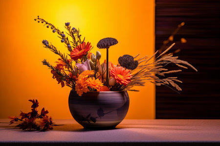 Summer Themed Flora Arrangement Portraitの素材