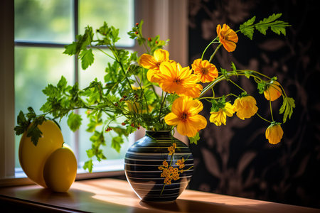 Summer Themed Flora Arrangement Portraitの素材