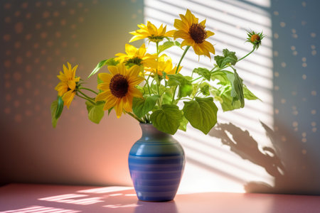 Summer Themed Flora Arrangement Portraitの素材