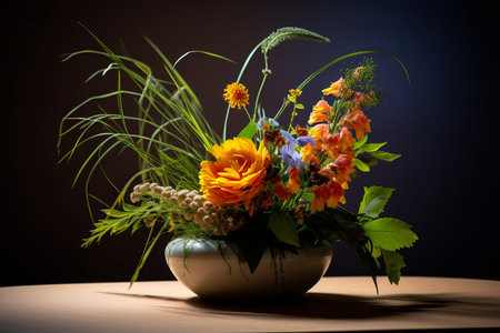 Summer Themed Flora Arrangement Portraitの素材