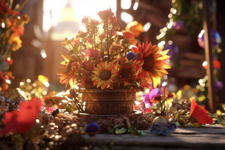 Enchanting Magic Realism 3D Render Backgroundの素材