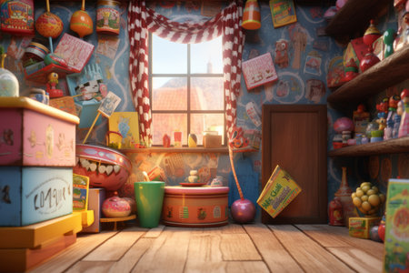 Enchanting Magic Realism 3D Render Backgroundの素材