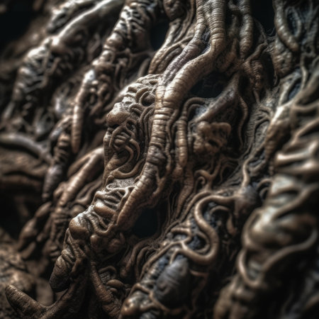 Closeup of an Alien-like Textureの素材