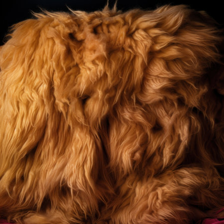 Closeup of Cat Hair Textureの素材