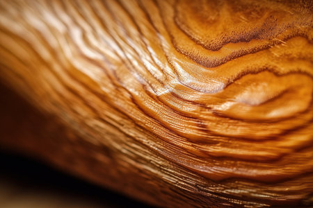 Wooden texture with natural patterns as a background for design. Macroの素材