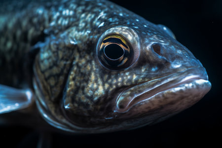 Closeup of an Ocean Fishの素材