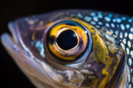 Closeup of an Ocean Fishの素材