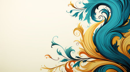 abstract background with colorful swirls and swirlsの素材