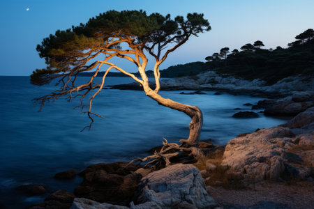 the sky is blueの素材