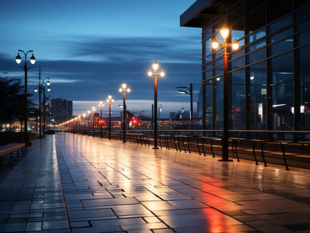 the sky is cloudyの素材