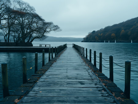 the water is calmの素材