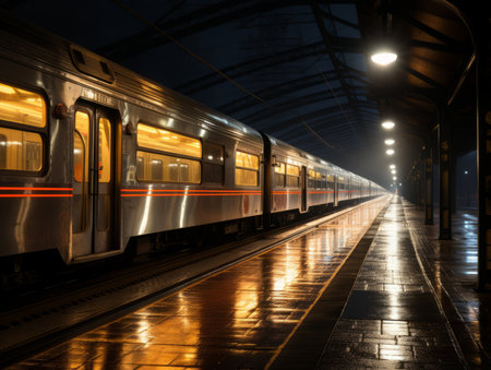 the train is silverの素材