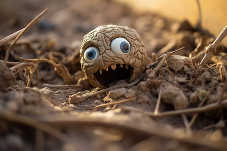 an image of a toy that is in the dirtの素材