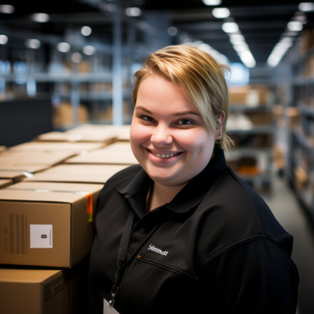 the woman is wearing a black shirtの素材