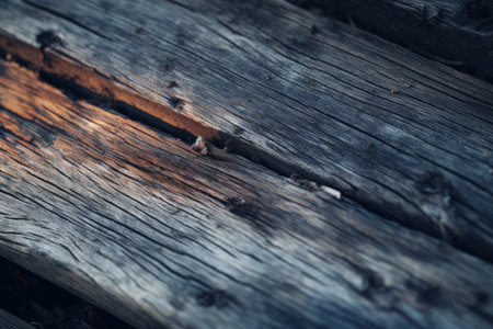 a close up of a wood plankの素材