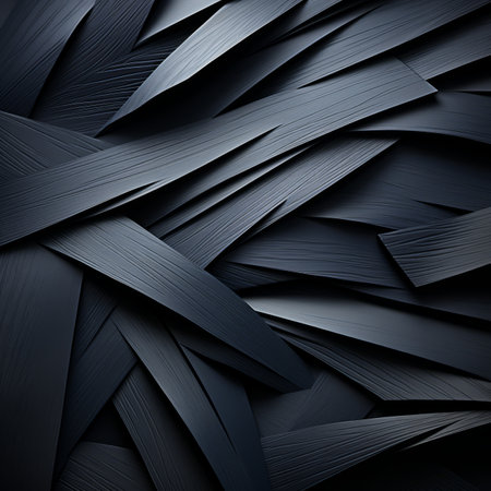 a black and white abstract background with lots of black shapesの素材