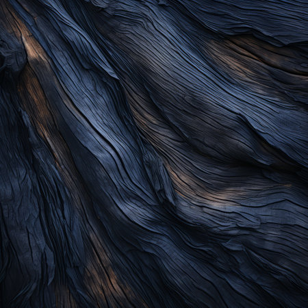 a close up view of a dark wood textureの素材