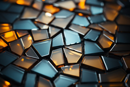 abstract 3d glass mosaic backgroundの素材