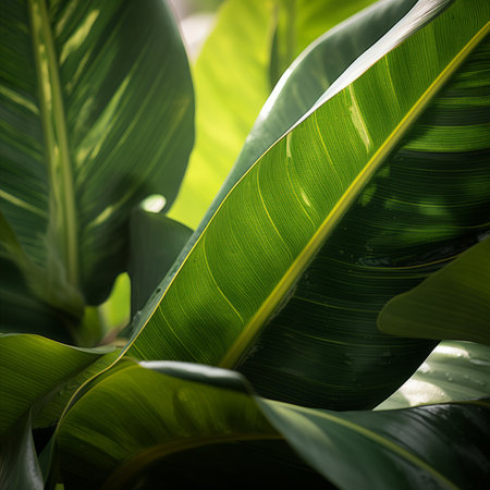 a close up of a plant with green leavesの素材