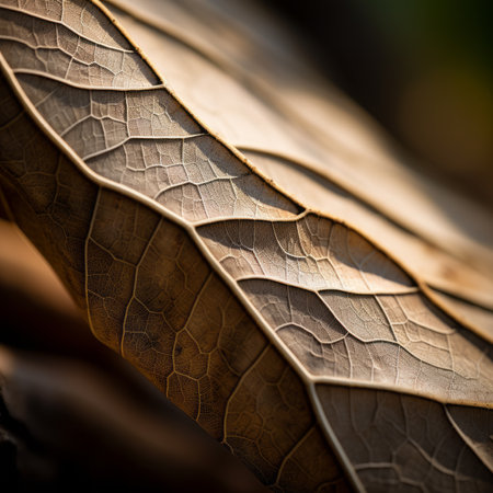 a close up view of a leafの素材