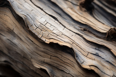 a close up view of a piece of woodの素材