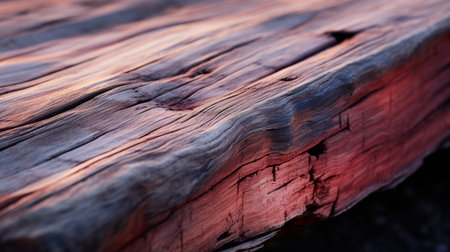 a close up view of a wooden tableの素材