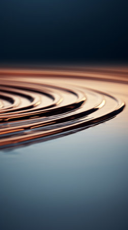 an abstract image of water ripples on a surfaceの素材