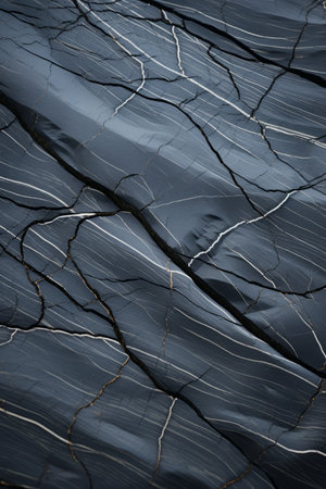 a close up of the surface of a rock with cracks in itの素材