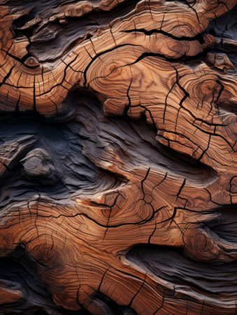 a close up view of a wood textureの素材
