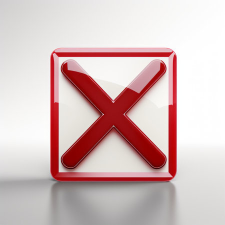 a red cross sign on a white backgroundの素材