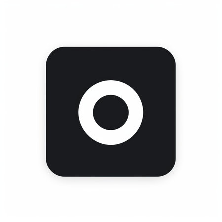 an app icon with the letter o on itの素材