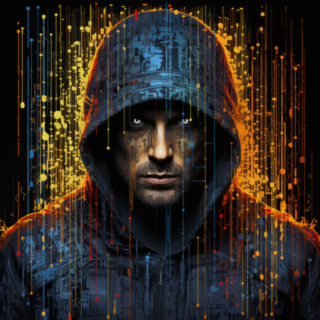 an image of a man in a hoodieの素材