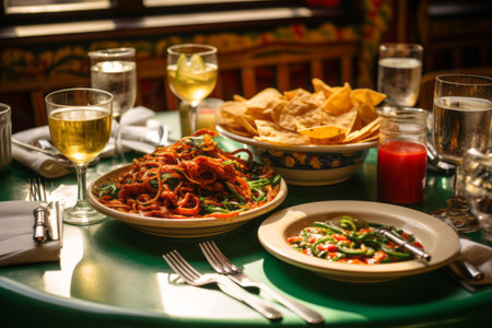 the table is roundの素材