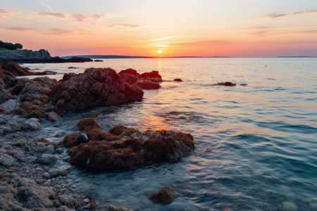 the water is calmの素材