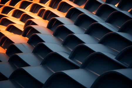 a 3d image of an abstract pattern of metalの素材